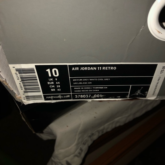 Air Jordan 11 Cool Grey - Picture 7 of 8